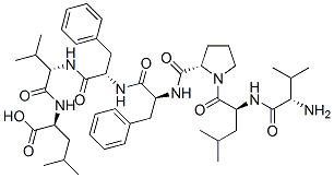 valyl-leucyl-prolyl-phenylalanyl-phenylalanyl-valyl-leucine 结构式