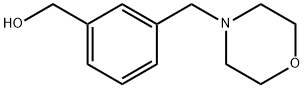[3-(吗啉代甲基)苯基]甲醇 结构式
