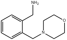 1-[2-(吗啉-4-基甲基)苯基]甲胺 结构式