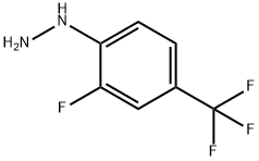 2-氟-4-三氟甲氧基苯肼 结构式