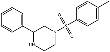 3-PHENYL-1-(TOLUENE-4-SULFONYL)-PIPERAZINE 结构式