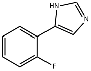 1H-Imidazole,  5-(2-fluorophenyl)- 结构式