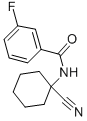 N-(1-CYANO-CYCLOHEXYL)-3-FLUORO-BENZAMIDE 结构式