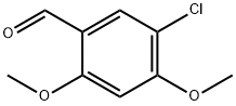 5-氯-2,4-二甲氧基苯甲醛 结构式