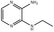 2-氨基-3-乙氨基吡嗪 结构式