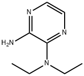 2-氨基-3-(二乙氨基)吡嗪 结构式