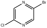 2-溴-5-氯吡嗪 结构式
