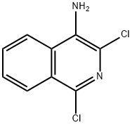 1,3-DICHLORO-4-ISOQUINOLINAMINE 结构式