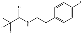 2,2,2-TRIFLUORO-N-(4-FLUOROPHENETHYL)ACETAMIDE 结构式