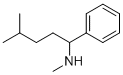 N,4-二甲基-1-苯基戊-1-胺 结构式