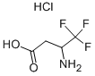 3-氨基-4,4,4-三氟丁酸盐酸 结构式