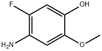 Phenol,  4-amino-5-fluoro-2-methoxy- 结构式