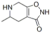 Isoxazolo[5,4-c]pyridin-3(2H)-one, 4,5,6,7-tetrahydro-5-methyl- (9CI) 结构式