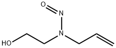 N-nitroso-N-allyl-N-ethanolamine 结构式