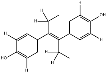 己烯雌酚-D8 结构式