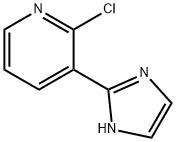 2-CHLORO-3-(1H-IMIDAZOL-2-YL)-PYRIDINE 结构式