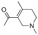 Ethanone, 1-(1,2,5,6-tetrahydro-1,4-dimethyl-3-pyridinyl)- (9CI) 结构式