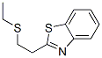 Benzothiazole, 2-[2-(ethylthio)ethyl]- (7CI) 结构式