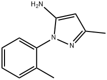 3-甲基-1-(2-甲基苯基)-1H-吡唑-5-胺 结构式