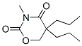 5,6-Dihydro-3-methyl-5,5-dipropyl-2H-1,3-oxazine-2,4(3H)-dione 结构式