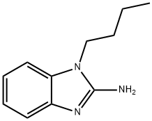(1-丁基苯并咪唑-2-基)胺盐酸盐 结构式