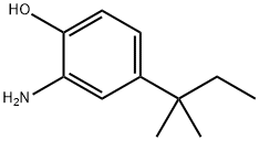 2-氨基-4-叔戊基苯酚 结构式