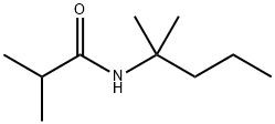 Propionamide,  N-(1,1-dimethylbutyl)-2-methyl-  (7CI) 结构式
