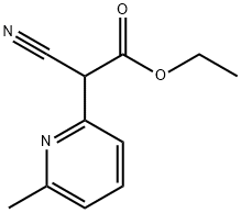 2-氰基-2-(6-甲基吡啶-2-基)乙酸乙酯 结构式