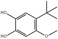 4-叔丁基-5-甲氧基-1,2-苯二醇 结构式