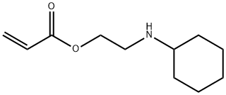 ACRYLICACID,CYCLOHEXYLAMINOETHANOLESTER 结构式