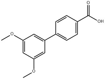 4-(3,5-二甲氧基苯基)苯甲酸 结构式