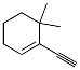 Cyclohexene, 1-ethynyl-6,6-dimethyl- (9CI) 结构式