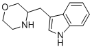 3-(吗啉-3-基甲基)-1H-吲哚 结构式