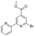METHYL 6-BROMO-2,2'-BIPYRIDINE-4-CARBOXYLATE 结构式