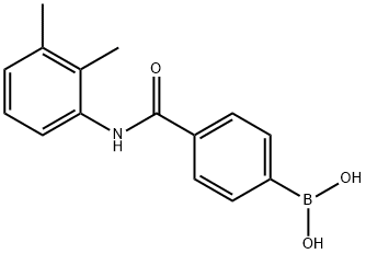 N-(2,3-二甲基苯基)-4-硼苯甲酰胺 结构式
