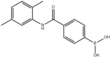 N-(2,5-二甲基苯基)-4-硼苯甲酰胺 结构式