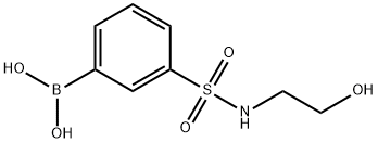 N-(2-羟基乙基)-3-硼苯磺酰胺 结构式