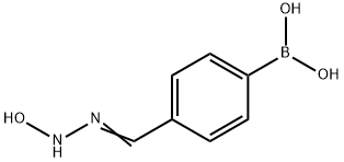 4-(N'-羟基甲脒基)苯基硼酸 结构式