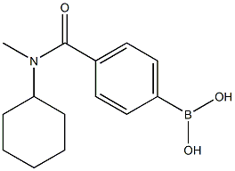 N-环己基-N-甲基-4-硼苯甲酰胺 结构式