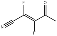 2-Pentenenitrile, 2,3-difluoro-4-oxo-, (E)- (9CI) 结构式