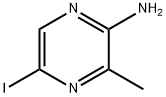 2-氨基-5-碘-3-甲基吡嗪 结构式