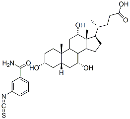 3'-isothiocyanatobenzamidecholic acid 结构式