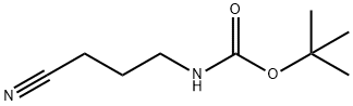 N-(3-氰基丙基)氨基甲酸叔丁酯 结构式