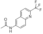 N-[2-三氟甲基-6-喹啉]乙酰胺 结构式