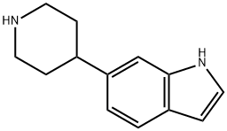 6-哌啶-4-基-1H-吲哚 结构式