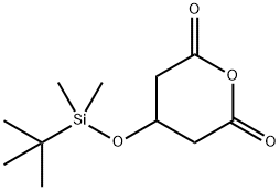 3-叔丁基二甲硅氧基戊二酸酐 结构式