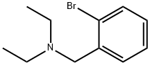 N-(2-溴苯甲基)-N-乙基乙胺 结构式