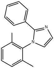 1-(2,6-二甲基苯基)-2-苯基-1H-咪唑 结构式