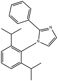 1-(2,6-二异丙基苯基)-2-苯基-1H-咪唑 结构式