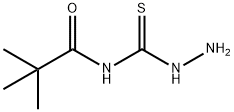 4-(2,2-二甲基丙酰基)-3-氨基硫脲 结构式